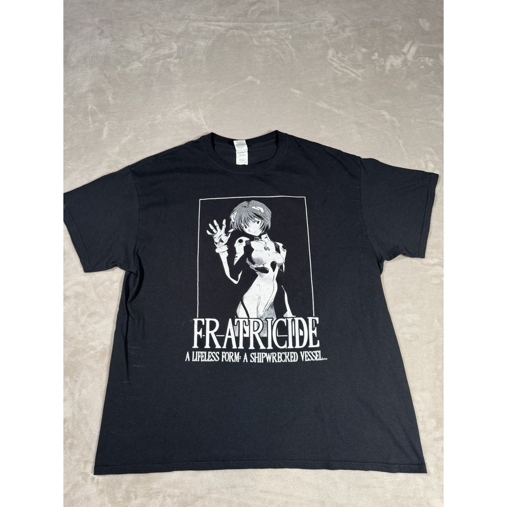 Y2K 2000s Neon Genesis Evangelion Rei Ayanami "Fratricide" Anime Manga Shirt